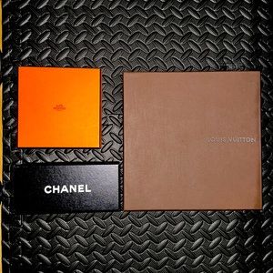 BUNDLE DEAL! 3 Empty Designer Boxes Hermes Chanel Louis Vuitton